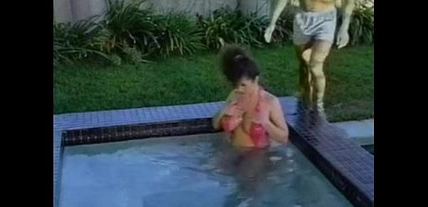  Keisha have sex with Peter North in pool